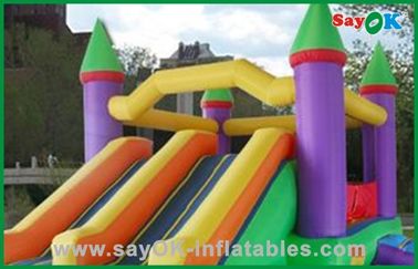 Blow Up Slip N Slide Outdoor Kids Inflatable Bouncer Slide Inflatable Bounce House dengan Slide