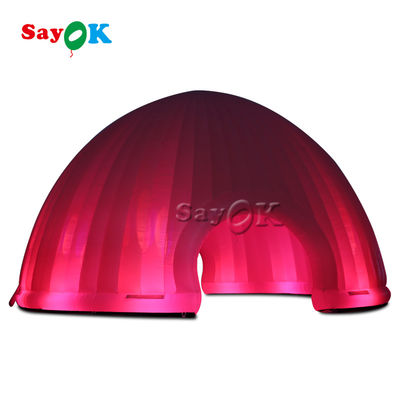 Tenda Lawn Outdoor Inflatable 15x7.5mH Lampu LED Tenda Udara Inflatable Untuk Camping