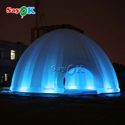 Tenda Lawn Outdoor Inflatable 15x7.5mH Lampu LED Tenda Udara Inflatable Untuk Camping