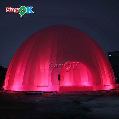 Tenda Lawn Outdoor Inflatable 15x7.5mH Lampu LED Tenda Udara Inflatable Untuk Camping