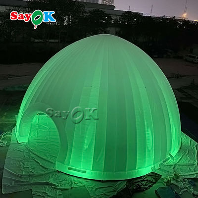 Tenda Lawn Outdoor Inflatable 15x7.5mH Lampu LED Tenda Udara Inflatable Untuk Camping