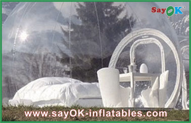 Besar terbuka Inflatable Tent gelembung Transparan Inflatable Camping Tent Untuk 2 Man