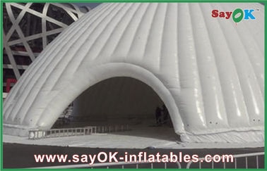 Komersial Putih Portable LED Disco Lighting Inflatable Igloo Tent Mobile Night Club Tent Inflatable Nightclub