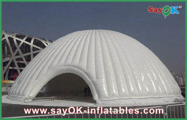 Komersial Putih Portable LED Disco Lighting Inflatable Igloo Tent Mobile Night Club Tent Inflatable Nightclub