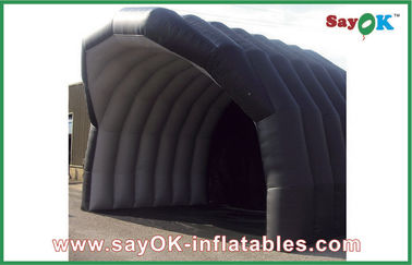 Air Inflatable Tent Ketat Gedung Hitam Besar Tenda Inflatable Rumah Camping