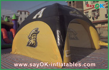 Outdoor Lighting Inflatable Raksasa Dome Tent Bukti Damp Untuk Camping