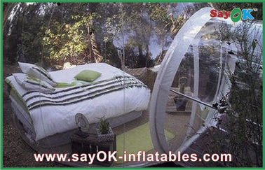 Transparan PVC Inflatable transparan Dome Tent, Inflatable Tent gelembung