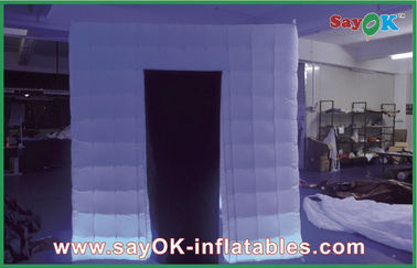 Inflatable Photo Studio Party Meledakkan Photo Booth Custom Inflatable Photobooth Tent Dengan Lampu LED