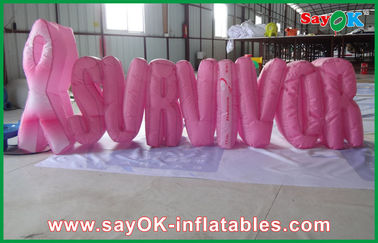 Tahap Oxford Cloth Inflatable Lighting Dekorasi Nomor Inflatable Komersial