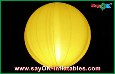 Kuning / Biru LED Balon Lampu Natal Inflatable Tahap Dekorasi