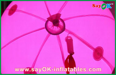 Kuning / Biru LED Balon Lampu Natal Inflatable Tahap Dekorasi
