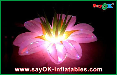 Bunga bentuk Inflatable Lighting dekorasi pernikahan Inflatable lampu LED