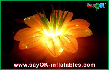 Bunga bentuk Inflatable Lighting dekorasi pernikahan Inflatable lampu LED
