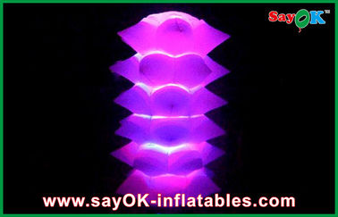 Pohon Natal Dengan Led Inflatable Pencahayaan Dekorasi Untuk Iklan