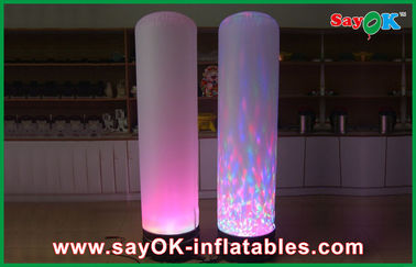 Pencahayaan Kolom pencahayaan Inflatable Dekorasi Dengan LED Lighting
