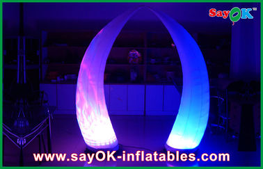 Pencahayaan Inflatable Dekorasi tiup Tusk Dekorasi Dengan LED