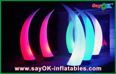 Pencahayaan Inflatable Dekorasi tiup Tusk Dekorasi Dengan LED