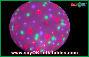 Tanah Led Balon Pencahayaan Inflatable Pencahayaan Dekorasi 12 Warna