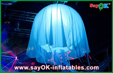 Colorful LED Jellyfish Inflatable Lampu Dekorasi Untuk Liburan