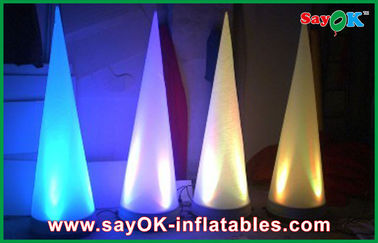 Led Cone Inflatable Lighting Dekorasi Berubah Warna Dengan Kontroler