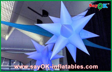 Liburan Kustom Inflatable Lighting Decoration, Blow Up Stars