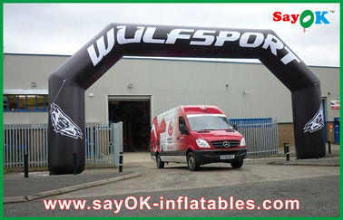 Balloon Arch Frame Advertising Custom Inflatable Arch 600D Oxford PVC Event Inflatable Gate Untuk Garis Finish