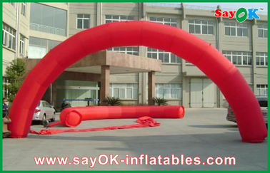 Tinggi 5m Inflatable Arch Dengan Logo Percetakan Untuk Dekorasi Liburan