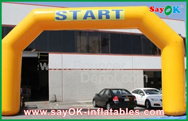 Inflatable Start Line Outdoor Yellow Iklan Murah Lengkungan Tiup Untuk Promosi