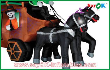 Commercial Water Park Inflatable Liburan Dekorasi Halloween Inflatable Carriage