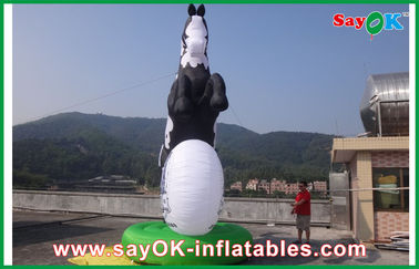 Balon Hewan Inflatable Outdoor Model Kuda Inflatable Karakter Kartun Untuk Iklan