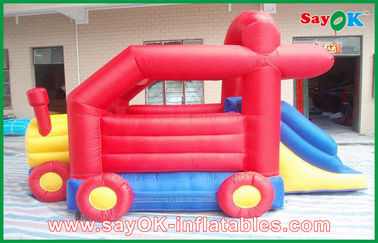 Rumah Bounce Indoor Inflatable CE/UL Sertifikasi Bounce Inflatable Dengan Slide Inflatable PVC Tarpaulin