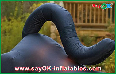 Disesuaikan Inflatable Liburan Dekorasi airblown Inflatable Black Cat