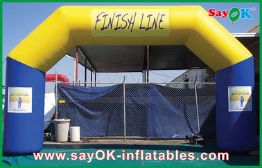 PVC Durable Bahan Inflatable Arch / Inflatable Finish Line