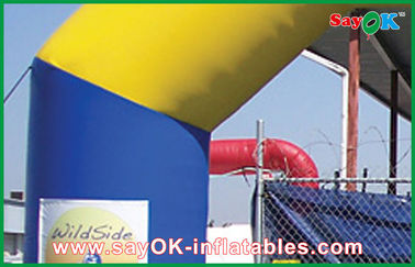 PVC Durable Bahan Inflatable Arch / Inflatable Finish Line