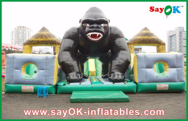 Raksasa Disney Inflatable Bouncer Dengan Simpanse Shape Untuk Liburan