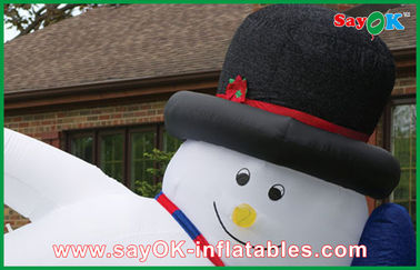 Raksasa Natal Inflatable Dekorasi Snowman Inflatable Liburan Dekorasi