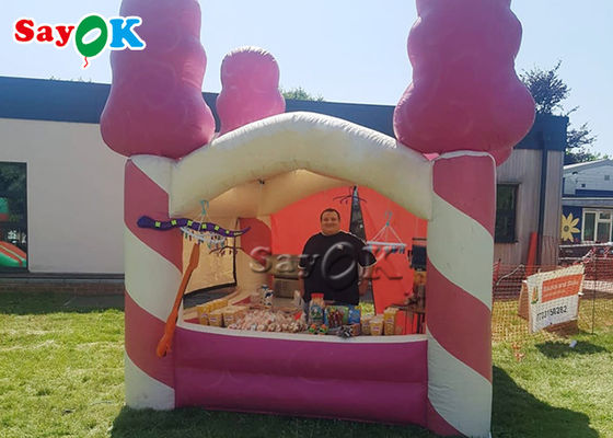 Tenda Inflatable Terbaik Tenda Kerja Inflatable Portable PVC Candy Floss Tenda Udara Inflatable Waterproof