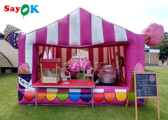 Tenda Inflatable Terbaik Tenda Kerja Inflatable Portable PVC Candy Floss Tenda Udara Inflatable Waterproof