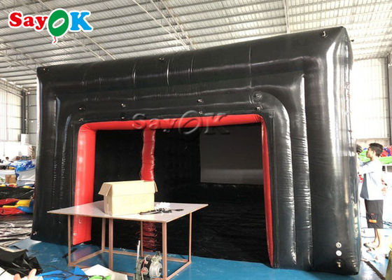 Tenda Cube Inflatable Custom Tarpaulin Teater Tenda Udara Inflatable Cube Pribadi Untuk Aktivitas