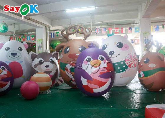 1m 3m Inflatable Holiday Dekorasi Prop Decor Sealed Animal Kartun Maskot Model Balon