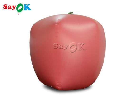 Model Balon Apple Tiup Buah Merah Raksasa 2m Untuk Bisnis Sewa
