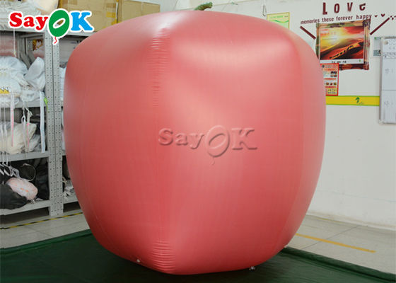 Model Balon Apple Tiup Buah Merah Raksasa 2m Untuk Bisnis Sewa