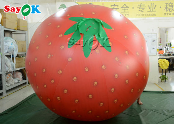 6.56ft Tinggi Strawberry Bentuk Balon Tiup Untuk Upacara Pembukaan