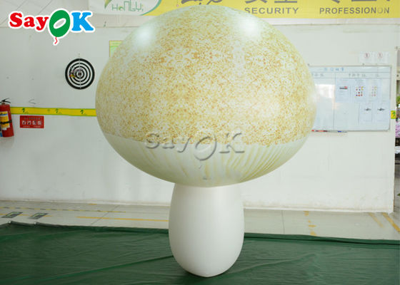 Flame Retardant 1.5mH Inflatable Mushroom Untuk Pameran Pertunjukan