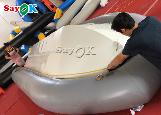 Kustom 5m Silver Hypalon RIB Boat Inflatable Fishing Rakit