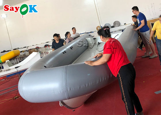 Kustom 5m Silver Hypalon RIB Boat Inflatable Fishing Rakit