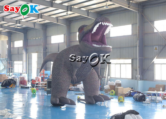 Iklan Inflatable 5m 16ft Giant Inflatable Dinosaur Model Untuk Pameran Halloween