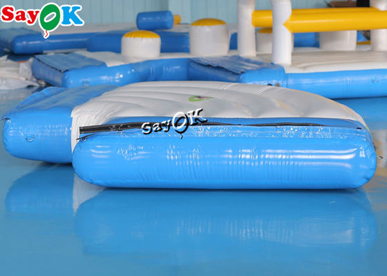 Tangki Air Inflatable Aktivitas Luar Ruang Air Jumping Pad Air Taman Hiburan