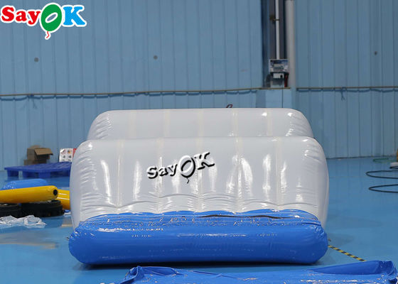 6x2x1.1mH Putih Airtight Air Inflatable Float Wave Track Airpark Inflatable
