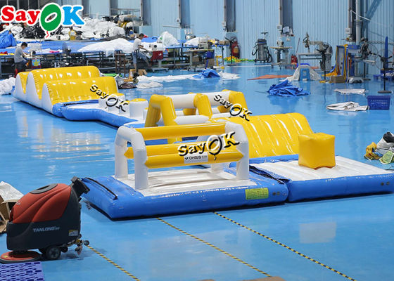 Customized Giant Adult Water Inflatable Obstacle Course Inflatable Water Pillow Untuk Outdoor